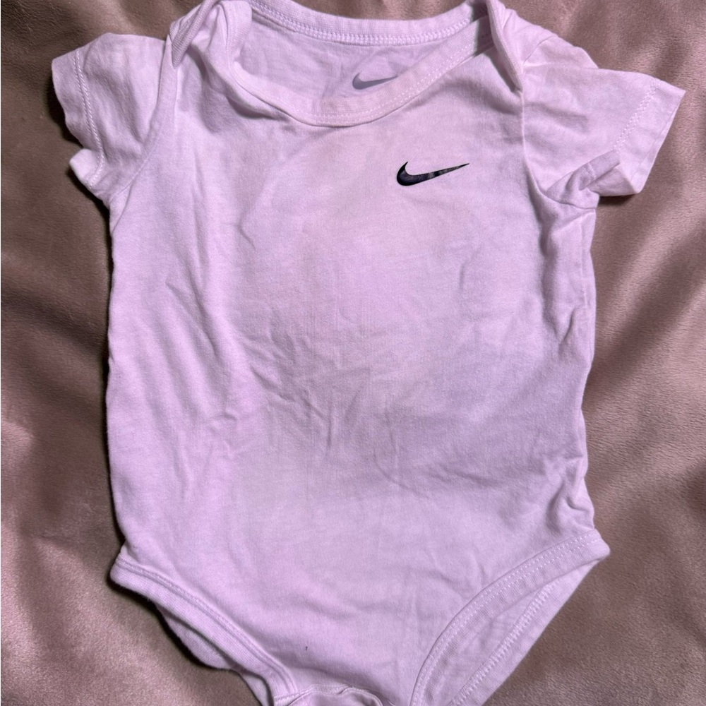 Nike Classic White Baby Bodysuit
